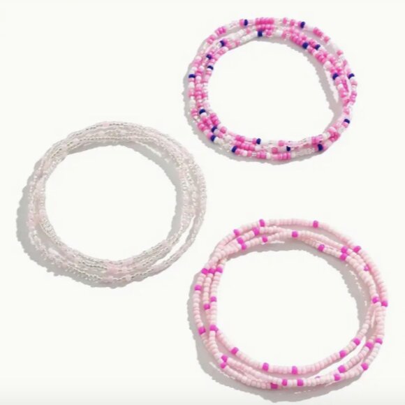 Beaded 3pc Layered Waist Body Jewelry - Picture 8 of 8